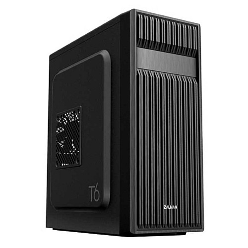 Корпус Zalman T6 без БЖ, 1xUSB3.0, 2xUSB2.0, 1x120мм, VGA 280мм, ATX, чорний