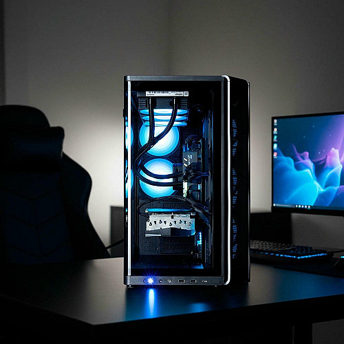 Корпус Zalman P60 без БП, 2xUSB3.0, 1x Type C, 3x120мм ARGB Reverse, 2x120мм ARGB, VGA 435мм, LCS ready, Curved Tempered Glass, Dual Chamber, ATX, черный