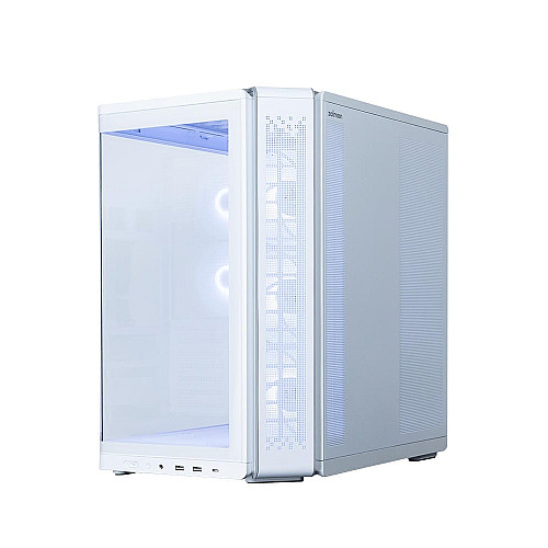 Корпус Zalman P60 без БП, 2xUSB3.0, 1x Type C, 3x120мм ARGB Reverse, 2x120мм ARGB, VGA 435мм, LCS ready, Curved Tempered Glass, Dual Chamber, ATX, белый