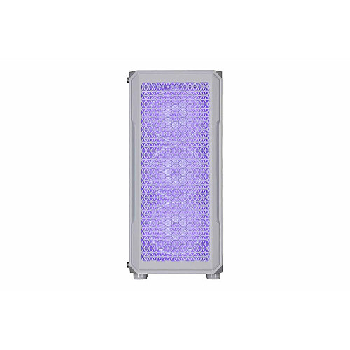 Корпус 2E GAMING Hexagon G338W без БП 2xUSB3.0, 1xUSBType-C, 3x120мм ARGB, 1x120мм, VGA 330мм, LCS ready, HUB, TG Side Panel, ATX, белый