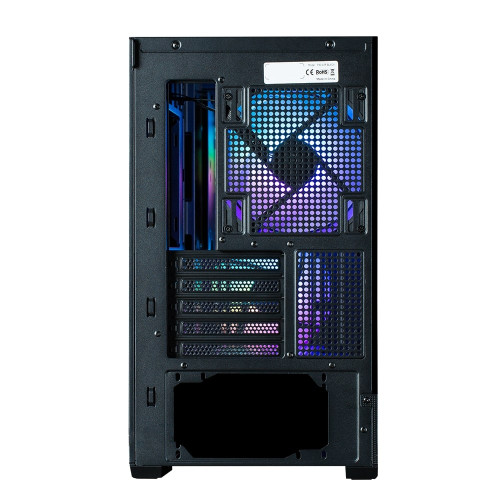 Корпус Zalman P30 Air без БЖ, 1xUSB3.0, 1xUSBType-C, 3x140мм ARGB, VGA 392мм, LCS ready, TG Side Panel, mATX, чорний