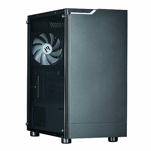 Корпус Zalman T4 Plus без БП, 2xUSB3.0, 1xUSB2.0, 1x120мм ARGB, VGA 320мм, LCS ready, TG Side Panel, mATX, черный