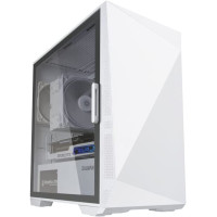 Корпус Zalman Z1 Iceberg без БП, 2xUSB3.0, 1xUSB2.0, 3x120мм, VGA 330мм, LCS ready, TG Side Panel, mATX, белый