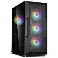 Корпус Zalman I3 Neo без БЖ, 1xUSB3.0, 2xUSB2.0, 4x120мм RGB, VGA 355мм, LCS ready, TG Side Panel, ATX, чорний