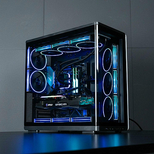 Корпус Zalman P60 без БП, 2xUSB3.0, 1x Type C, 3x120мм ARGB Reverse, 2x120мм ARGB, VGA 435мм, LCS ready, Curved Tempered Glass, Dual Chamber, ATX, черный