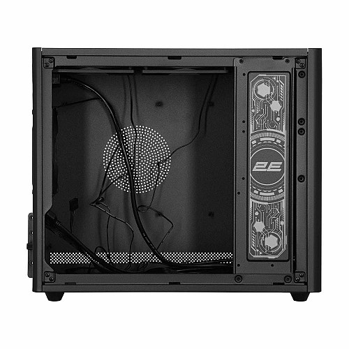Корпус 2E Credo Metal V350B без БП, 1xUSB3.0, 1х USB 2.0, 1xUSB Type-C, 3x120мм, VGA 350мм, LCS ready, mATX, черный