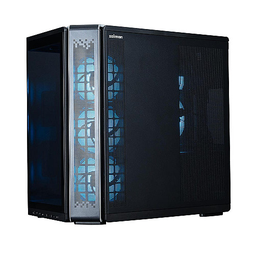 Корпус Zalman P60 без БП, 2xUSB3.0, 1x Type C, 3x120мм ARGB Reverse, 2x120мм ARGB, VGA 435мм, LCS ready, Curved Tempered Glass, Dual Chamber, ATX, черный