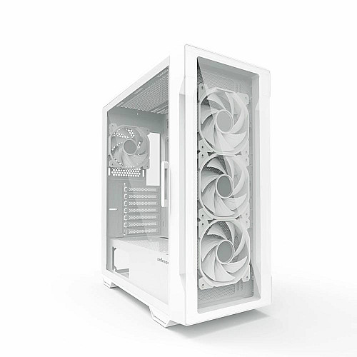 Корпус Zalman I3 Neo TG без БП, 1xUSB3.0, 2xUSB2.0, 4x120мм ARGB, VGA 355мм, LCS ready, TG Side/Front Panel, ATX, белый