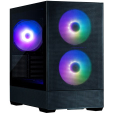 Корпус Zalman P30 Air без БЖ, 1xUSB3.0, 1xUSBType-C, 3x140мм ARGB, VGA 392мм, LCS ready, TG Side Panel, mATX, чорний