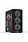 Корпус Zalman Z10 Plus без БП, 2xUSB3.0, 1xUSB Type-C, 3x140мм ARGB, 1x120мм ARGB, VGA 395мм, LCS ready, TG Side Panel, EATX, черный
