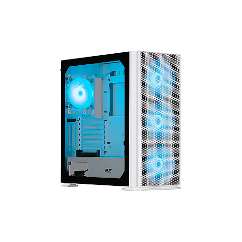 Корпус 2E GAMING Vertex GI01W без БЖ 2xUSB3.0, 1xUSBType-C, 3x140мм ARGB, 1x120мм ARGB, VGA 380мм, LCS ready, контролер з пультом, TG Side Panel, EATX, білий