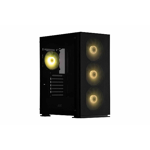 Корпус 2E GAMING Virtus Neo G3301N без БП 2xUSB3.0, 1xUSB2.0, 3x140мм ARGB, 1x120мм ARGB, VGA 340мм, LCS ready, контроллер с пультом, TG Side Panel, ATX, черный