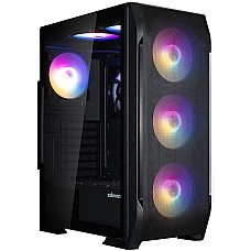 Корпус Zalman N7 PLUS V2 без БЖ, 1xUSB3.0, 2xUSB2.0, 6x120мм RGB Rainbow,  1x120мм, VGA 340мм, LCS ready, TG Side Panel, ATX, чорний