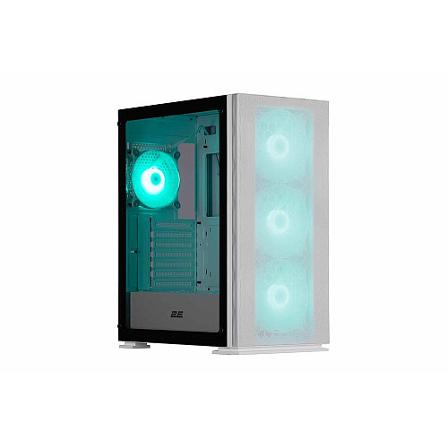 Корпус 2E GAMING Virtus Neo G3301NW без БП 2xUSB3.0, 1xUSB2.0, 3x140мм ARGB, 1x120мм ARGB, VGA 340мм, LCS ready, контроллер с пультом, TG Side Panel, ATX,
