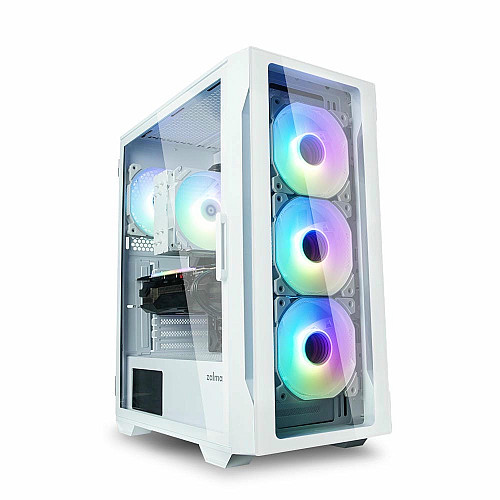 Корпус Zalman I3 Neo TG без БП, 1xUSB3.0, 2xUSB2.0, 4x120мм ARGB, VGA 355мм, LCS ready, TG Side/Front Panel, ATX, белый