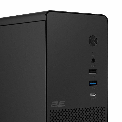 Корпус 2E Credo Slim V90B-400 с БП 2E TFX400, 1xUSB3.0, 1х USB 2.0, 1xUSB Type-C, 2x90мм, VGA 220мм, mATX, черный