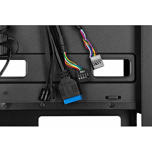 Корпус 2E GAMING Hexagon G338 без БП 2xUSB3.0, 1xUSBType-C, 3x120мм ARGB, 1x120мм, VGA 330мм, LCS ready, HUB, TG Side Panel, ATX, черный