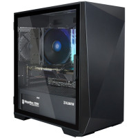 Корпус Zalman Z1 Iceberg без БП, 2xUSB3.0, 1xUSB2.0, 3x120мм, VGA 330мм, LCS ready, TG Side Panel, mATX, черный