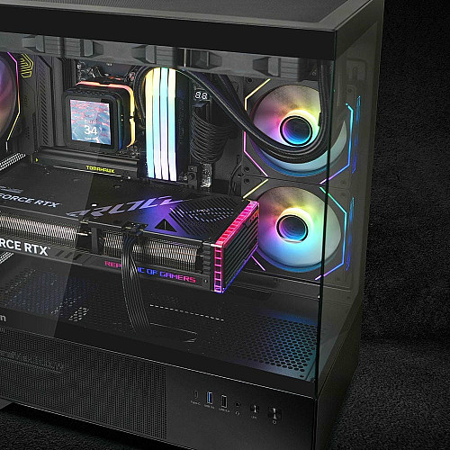 Корпус Zalman Chronix V2 без БП, 1xUSB3.0, 1xUSB2.0, 1x Type C, 2x120мм ARGB Reverse, 4x120мм ARGB, VGA 410мм, LCS ready, TG Side/Front Panel, ATX, черный