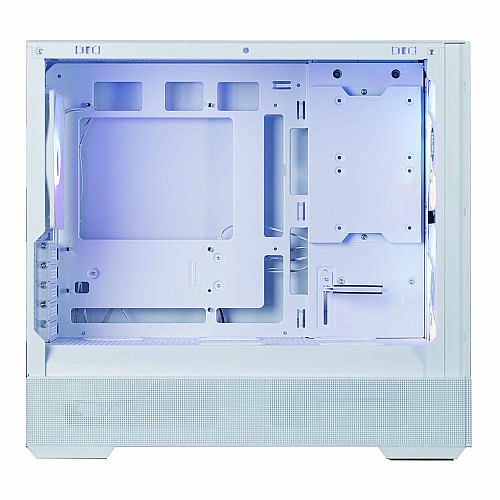 Корпус Zalman P30 AIR без БП, 1xUSB3.0, 1xUSBType-C, 3x140мм ARGB, VGA 392мм, LCS ready, TG Side Panel, mATX, белый