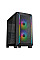 Корпус SilverStone Fara FA312Z-BG без БП, 2xUSB3.0, 2x140мм, ARGB VGA 365мм, LCS ready, TG Side Panel, mATX, черный
