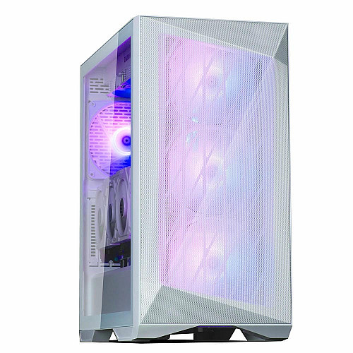 Корпус Zalman Z9 Iceberg MS без БП, 2xUSB3.0, 2xUSB2.0, 1xUSB 3.1 Gen2 Type-C, 4x140мм ARGB, VGA 390мм, LCS ready, TG Side Panel, EATX, белый