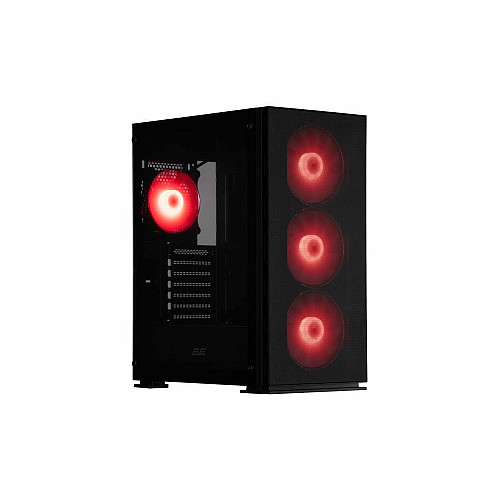 Корпус 2E GAMING Virtus Neo G3301N без БП 2xUSB3.0, 1xUSB2.0, 3x140мм ARGB, 1x120мм ARGB, VGA 340мм, LCS ready, контроллер с пультом, TG Side Panel, ATX, черный