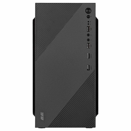 Корпус 2E TeamX TMX04 с БП 2E ATX400W, 2xUSB2.0, 1x80мм, VGA 220мм, mATX, черный