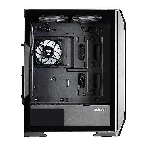 Корпус Zalman N7 PLUS V2 без БЖ, 1xUSB3.0, 2xUSB2.0, 6x120мм RGB Rainbow,  1x120мм, VGA 340мм, LCS ready, TG Side Panel, ATX, чорний
