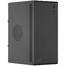 Корпус 2E Credo V200B без БЖ, 2xUSB3.0, 1x80мм, VGA 250мм, mATX, чорний