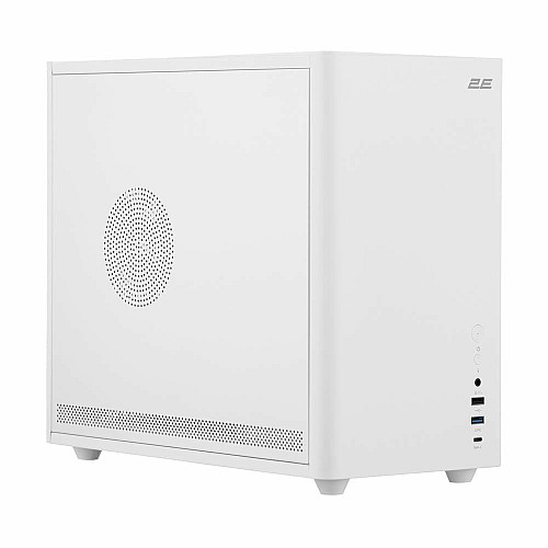 Корпус 2E Credo Metal V350W без БЖ, 1xUSB3.0, 1х USB 2.0, 1xUSB Type-C, 3x120мм, VGA 350мм, LCS ready, контролер з пультом, mATX, білий