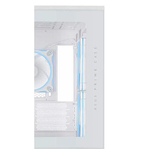 Корпус ASUS Prime AP202 Tempered Glas ARGB, без БП, 2xUSB3.2, 1xUSB Type-C, Tempered Glass side, mATX, белый 90DC00P3-B19000