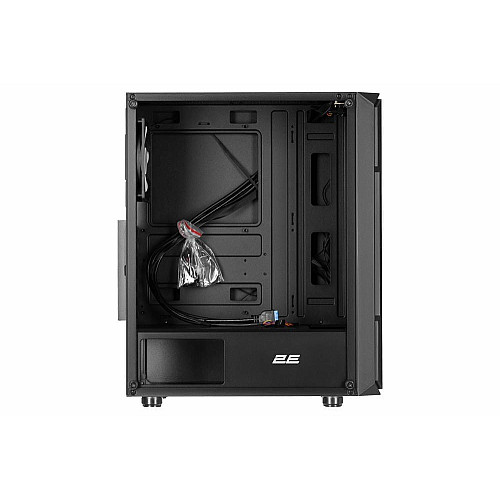 Корпус 2E GAMING Hexagon G338 без БП 2xUSB3.0, 1xUSBType-C, 3x120мм ARGB, 1x120мм, VGA 330мм, LCS ready, HUB, TG Side Panel, ATX, черный