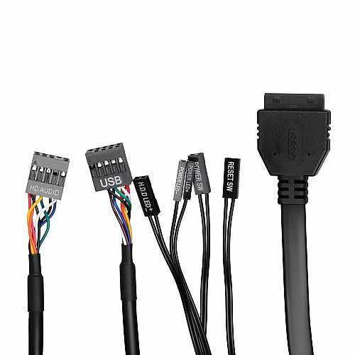 Корпус 2E Credo V500W без БП, 1xUSB3.0, 1х USB 2.0, 1xUSB Type-C, 1x120мм, VGA 310мм, ATX, белый