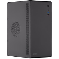 Корпус 2E Credo V200B-400 з БЖ 2E ATX400, 2xUSB3.0, 1x80мм, VGA 250мм, mATX, чорний