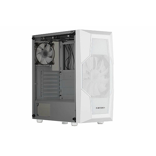 Корпус 2E GAMING Turbo G2057W без БП 2xUSB3.0, 1xUSB2.0, 1x200мм ARGB, 3x120мм ARGB, VGA 345мм, LCS ready, HUB, TG Side Panel, ATX, белый