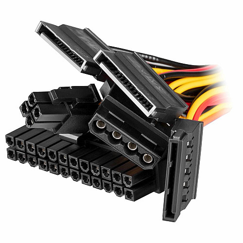 Корпус 2E TeamX TMX04 с БП 2E ATX500W, 2xUSB3.0, 1x80мм, VGA 220мм, mATX, черный