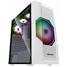 Корпус 2E GAMING Turbo G2057W без БЖ 2xUSB3.0, 1xUSB2.0, 1x200мм ARGB, 3x120мм ARGB, VGA 345мм, LCS ready, HUB, TG Side Panel, ATX, білий