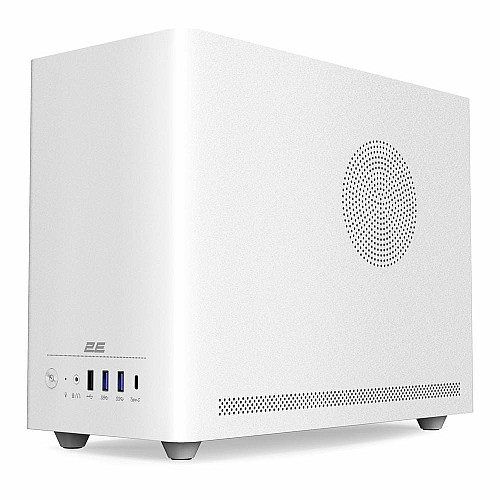 Корпус 2E Credo Metal V300W без БЖ, 2xUSB3.0, 1х USB 2.0, 1xUSB Type-C, 1x90мм, VGA 310мм, mATX, білий