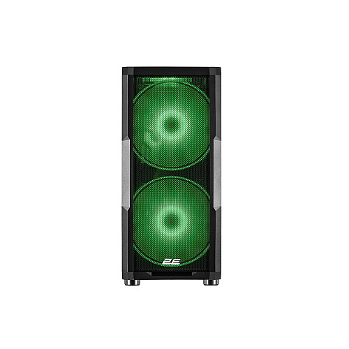 Корпус 2E GAMING Contego Neo GW05 без БЖ 2xUSB3.0, 1xUSBType-C, 2x200мм, ARGB, 3x120мм ARGB, VGA 380мм, LCS ready, контролер з пультом, TG Side Panel, EATX, чорний