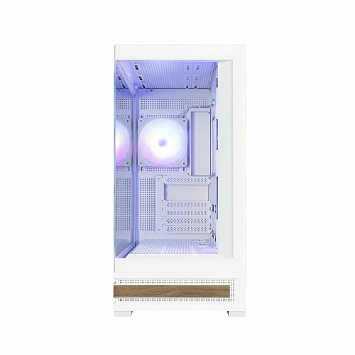 Корпус Zalman P40 NAMU без БП, 2xUSB3.0, 1x Type C, 3x120мм ARGB Reverse, 1x120мм ARGB, VGA 420мм, LCS ready, TG Side/Front Panel, ATX, белый