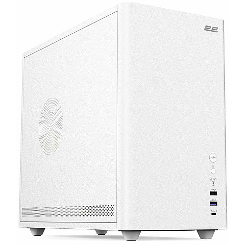 Корпус 2E Credo Metal V350W без БЖ, 1xUSB3.0, 1х USB 2.0, 1xUSB Type-C, 3x120мм, VGA 350мм, LCS ready, контролер з пультом, mATX, білий