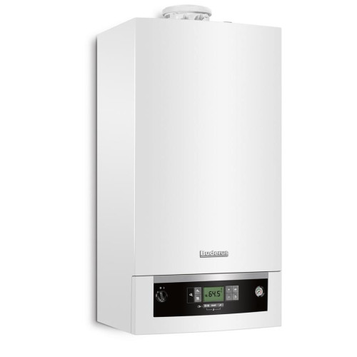 Котел газовий Buderus Logomax Plus GB062-24 KD, конденсаційнний, двоконтурний, 24 кВт, настінний