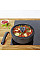 Набір скляних кришок Tefal Ingenio, 16см, 18см, 20см, скло, пластик, чорний