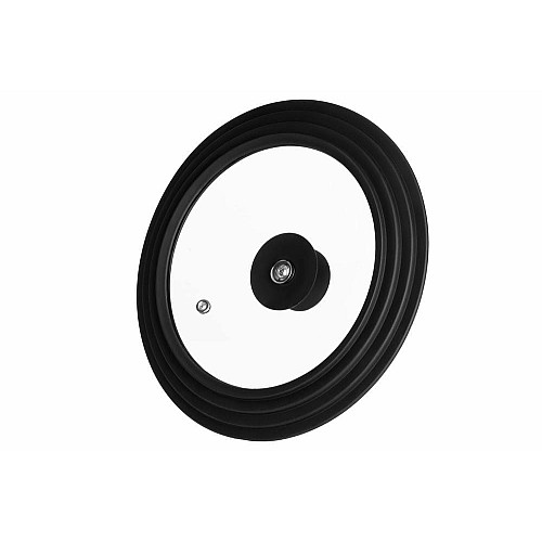 Крышка универсальная ARDESTO Black Mars, Smart, 24х26х28см, термостойкое стекло, силикон