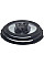 Кришка Tefal Ingenio 18см, скло, силікон, прозоро-чорний
