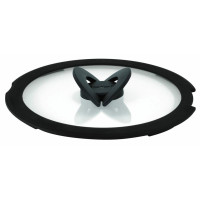 Кришка Tefal Ingenio 18см, скло, силікон, прозоро-чорний
