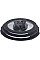 Кришка Tefal Ingenio 22см, скло, силікон, прозоро-чорний