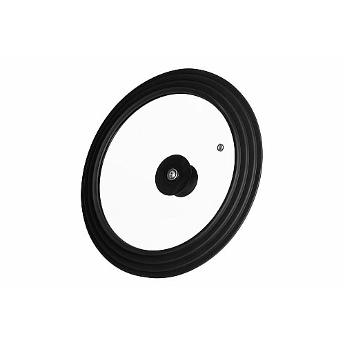 Кришка універсальна ARDESTO Black Mars, Smart, 20х22х24см, термостійке скло, силікон
