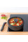 Кришка Tefal Ingenio 24см, скло, силікон, прозоро-чорний